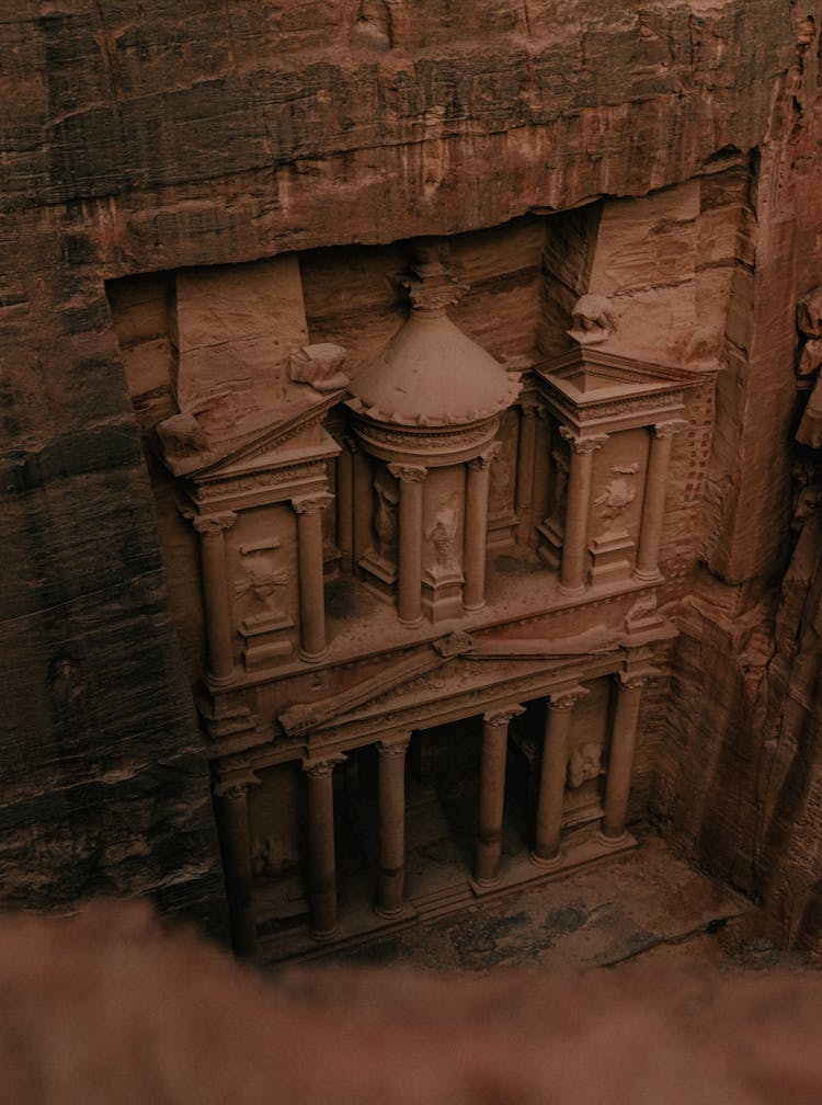 Photo Of Ancient Ruins In Petra, Jordan 