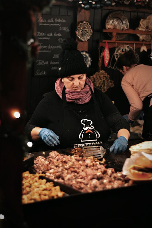 Kostenloses Stock Foto zu essen, fleisch, frau