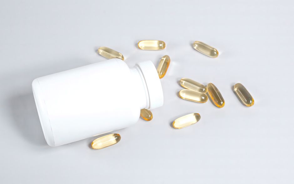 Fish oil softgel capsules
