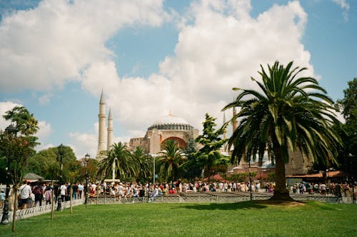 aya sofya, bizans mimarisi, cami içeren Ücretsiz stok fotoğraf