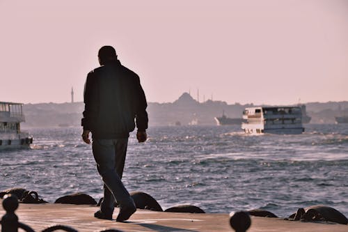 Fisherman on Pier