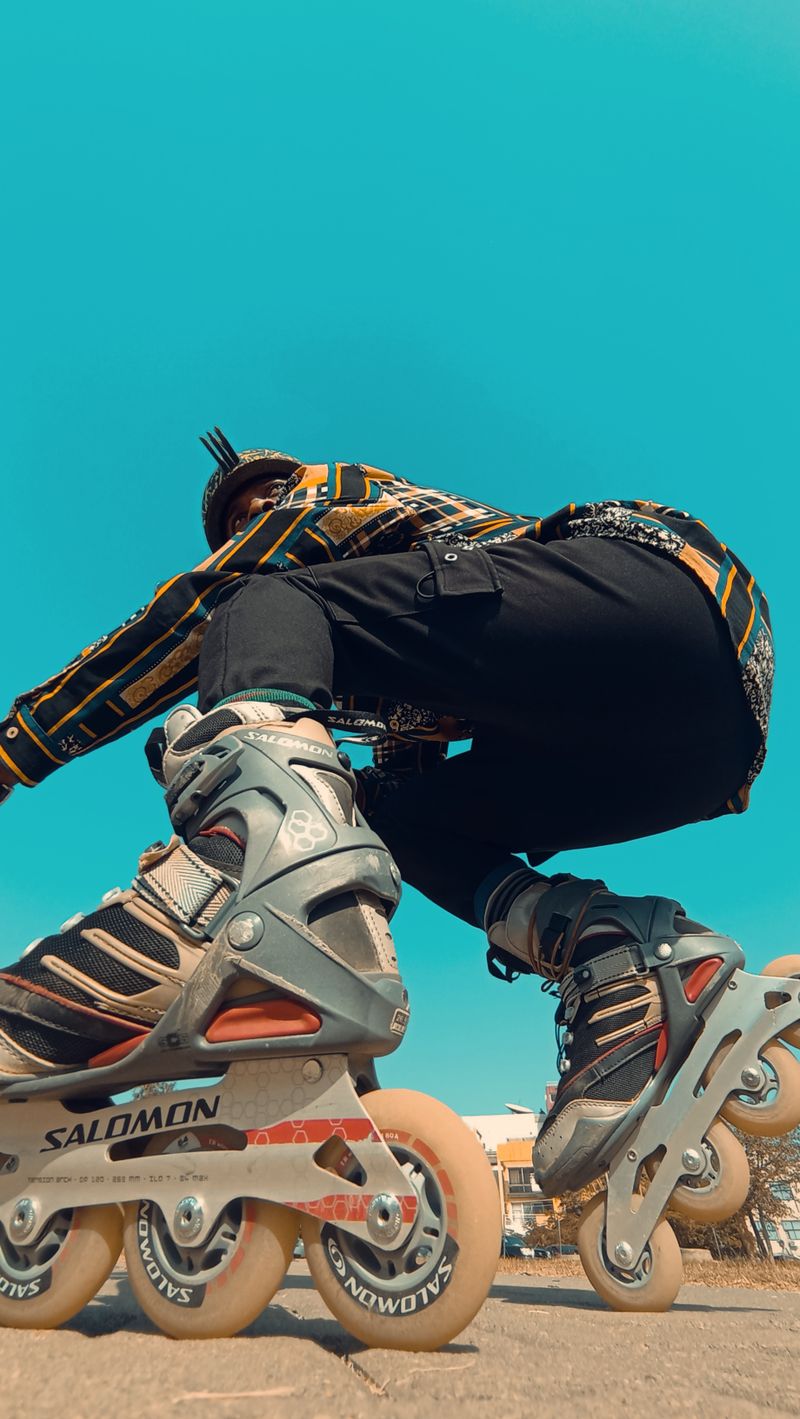 Skater in an outdoor session