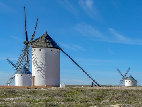 Group of Windmills in Campo De Criptana