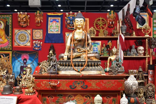 Free stock photo of buddha, figurines, indian deities