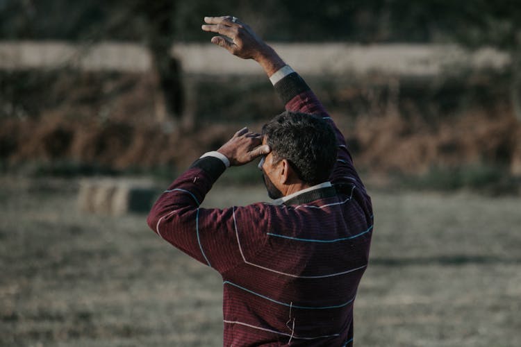 Man On A Field 