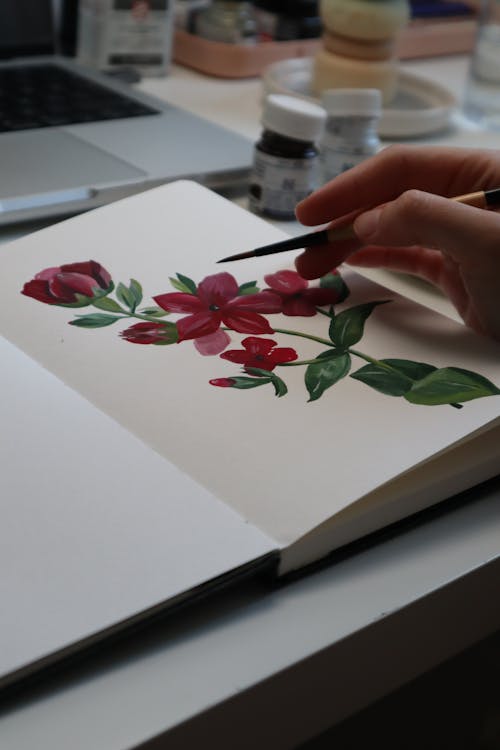 Základová fotografie zdarma na téma blok, červené kytky, detail