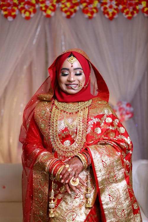 Beautiful Bride in Traditional Clothing