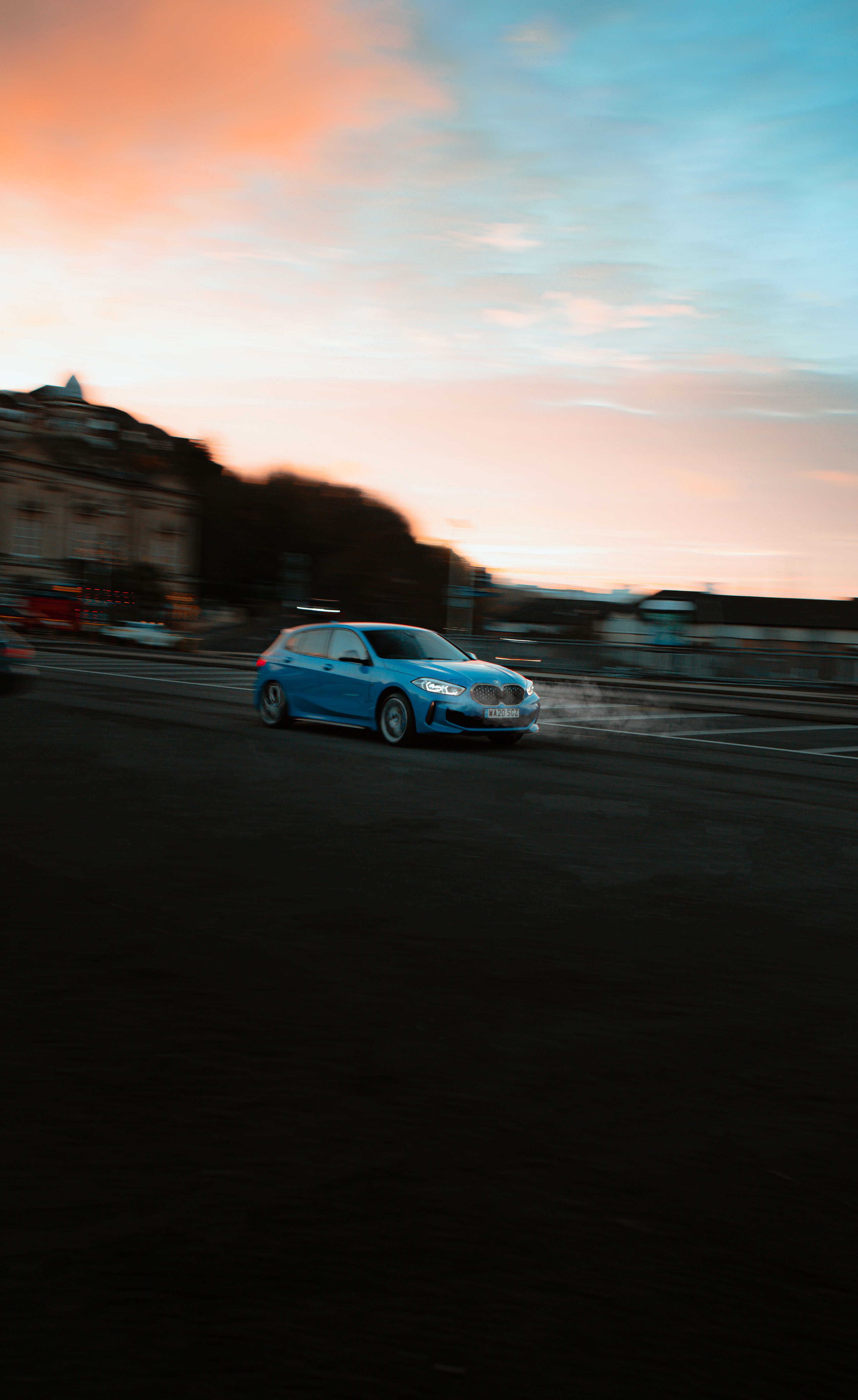 Sports BMW Car at Sunset · Free Stock Photo
