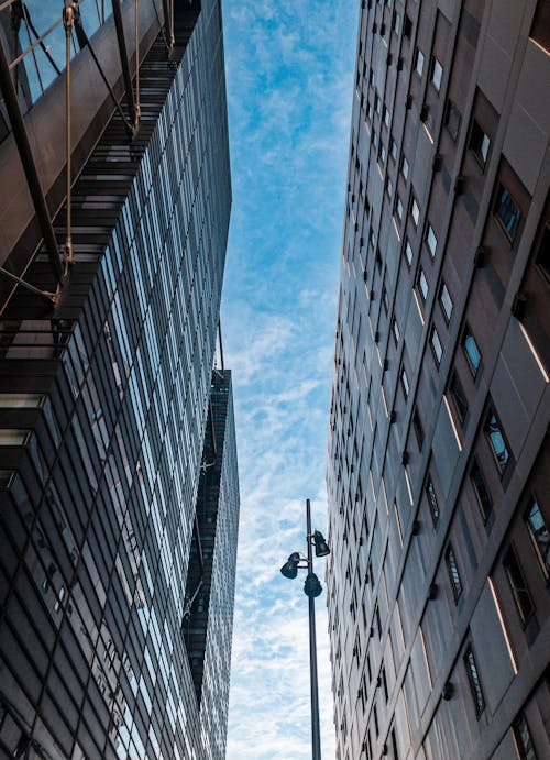 Walls of Buildings in City