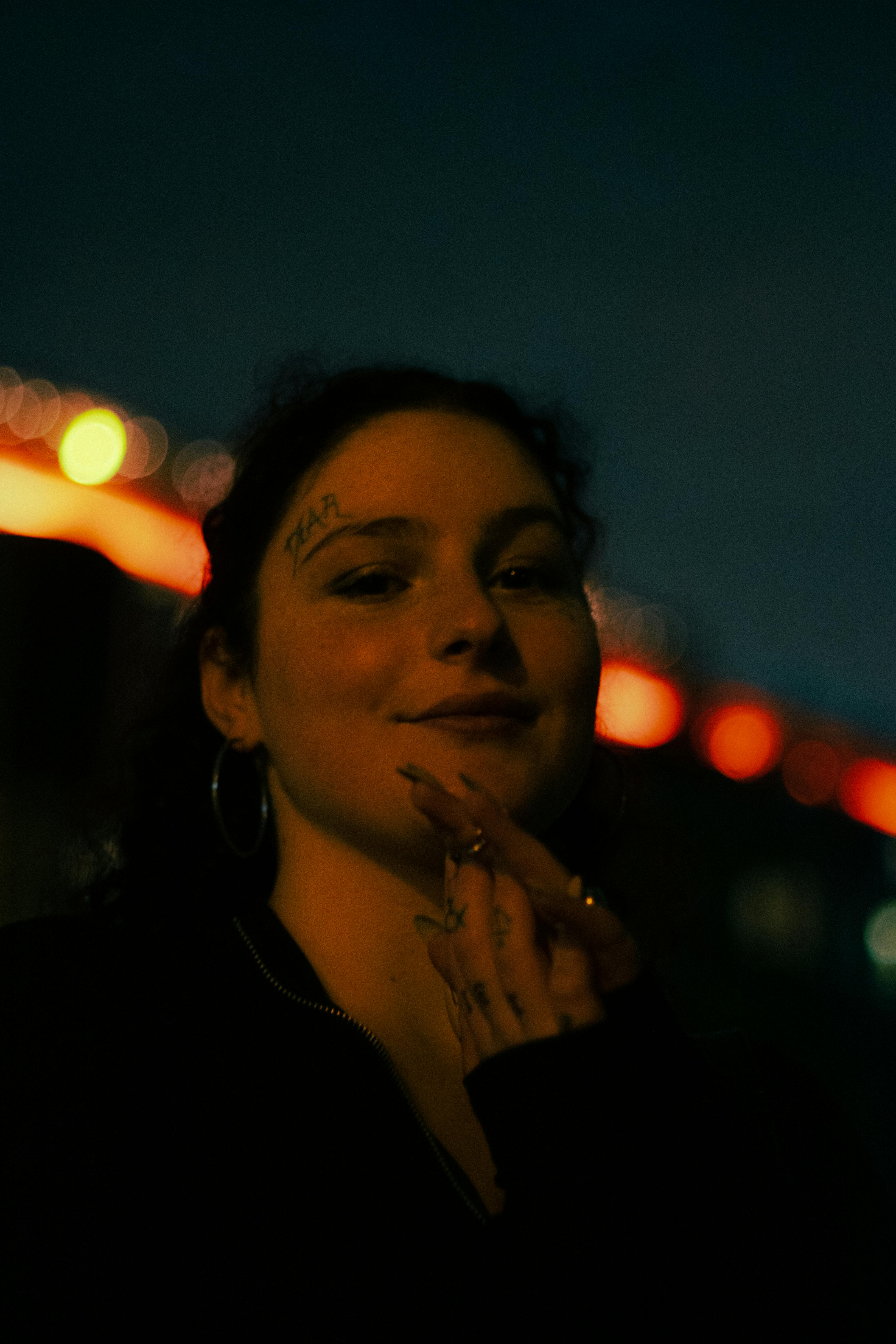 Photo of Woman with Face Tattoo · Free Stock Photo