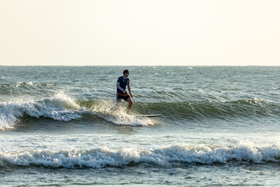 Coucher de soleil — Moniteur de surf à Cissac-Médoc