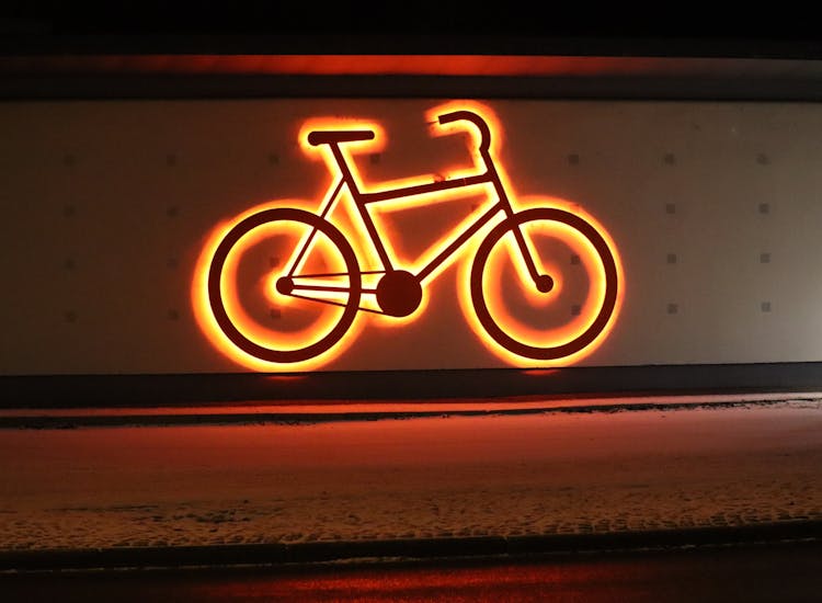 Neon Bicycle Logo