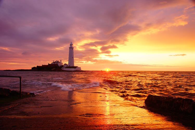 Lighthouse During Sunset