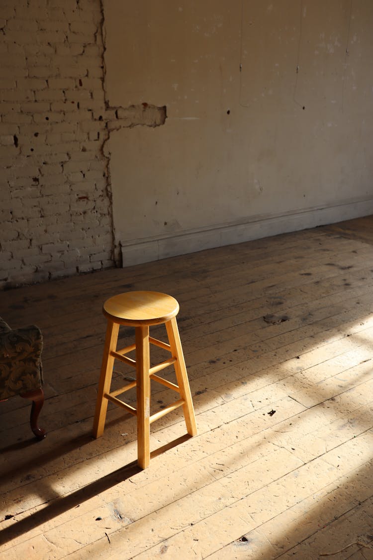 Stool In An Empty Room 