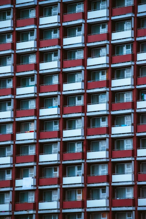 Modern Residential Building with Balconies