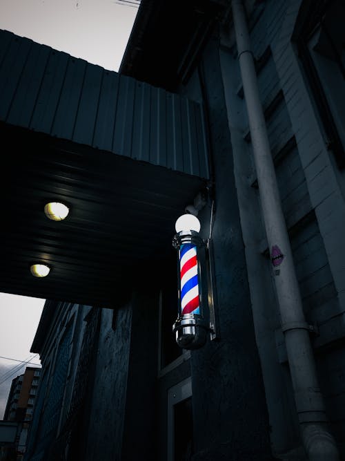 Facade with Barbers Pole