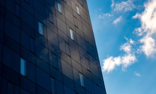 Facade of a Modern City Building 