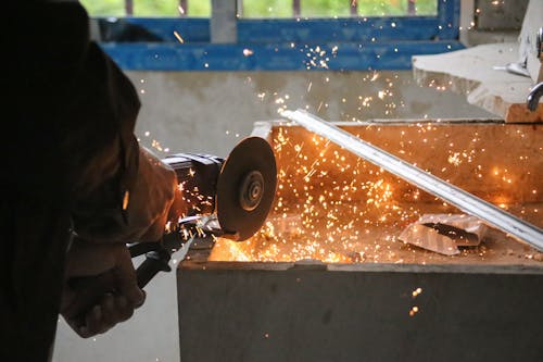 Grinder in Hands