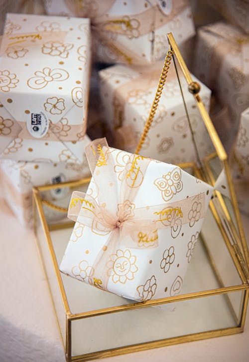 Elegantly Packed Christmas Gifts