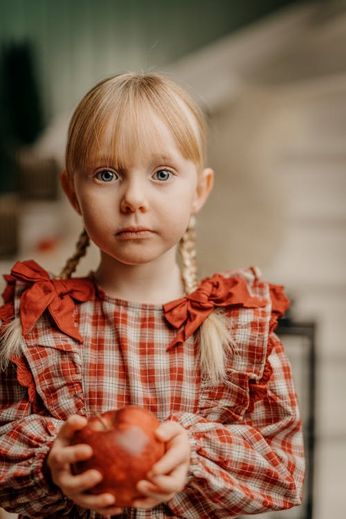 Little Girl on a Christmas Photoshoot 