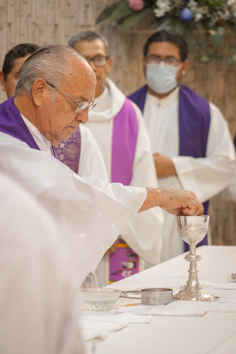 Priests During Ceremony