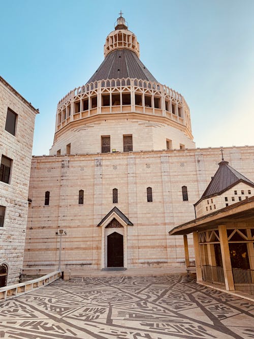 Court with an Ornamental Pavement of the Basilica of the Annunciation