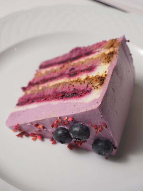 Gratis arkivbilde med blåbær, dessert, kake