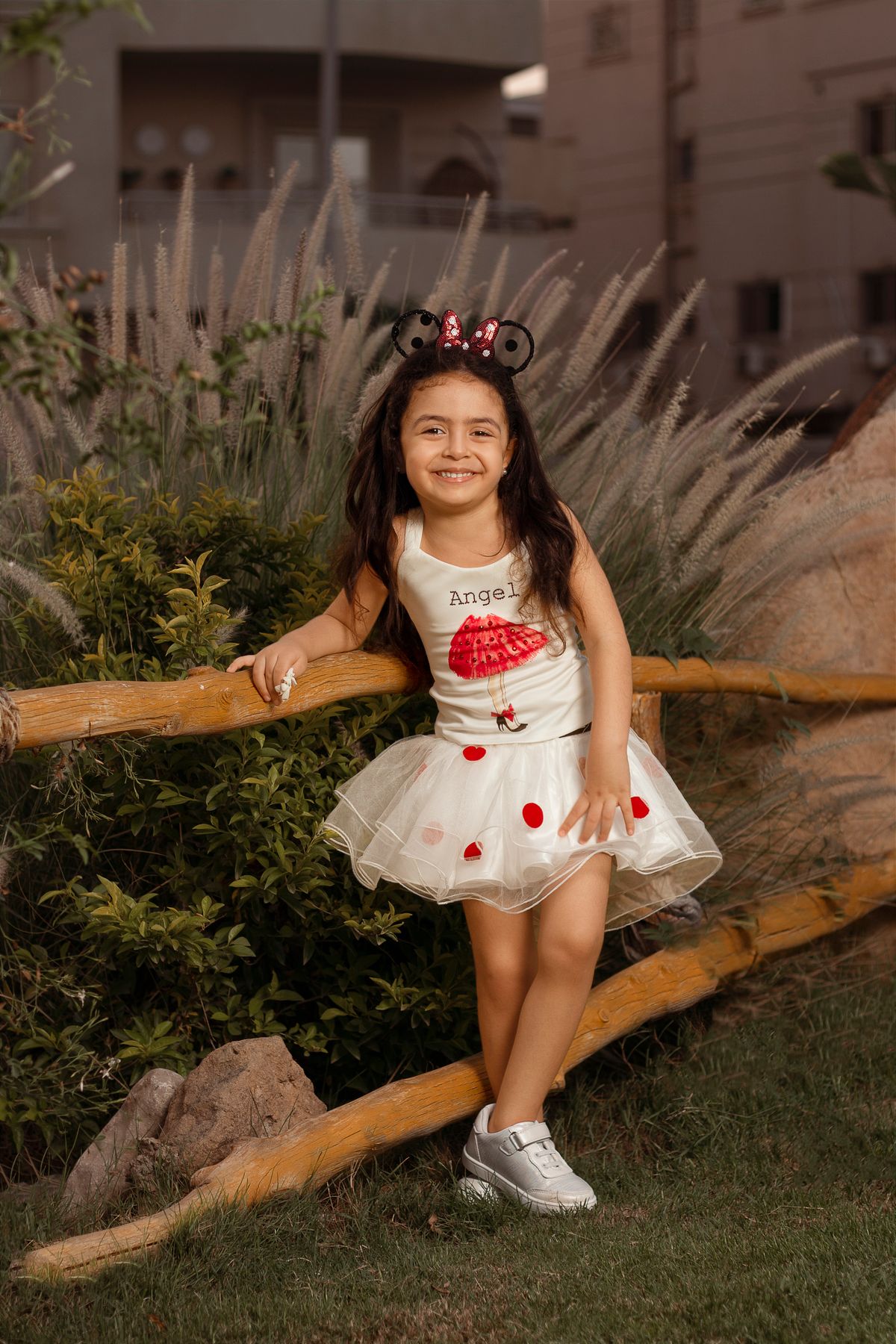 Strawberry Tulle Dress