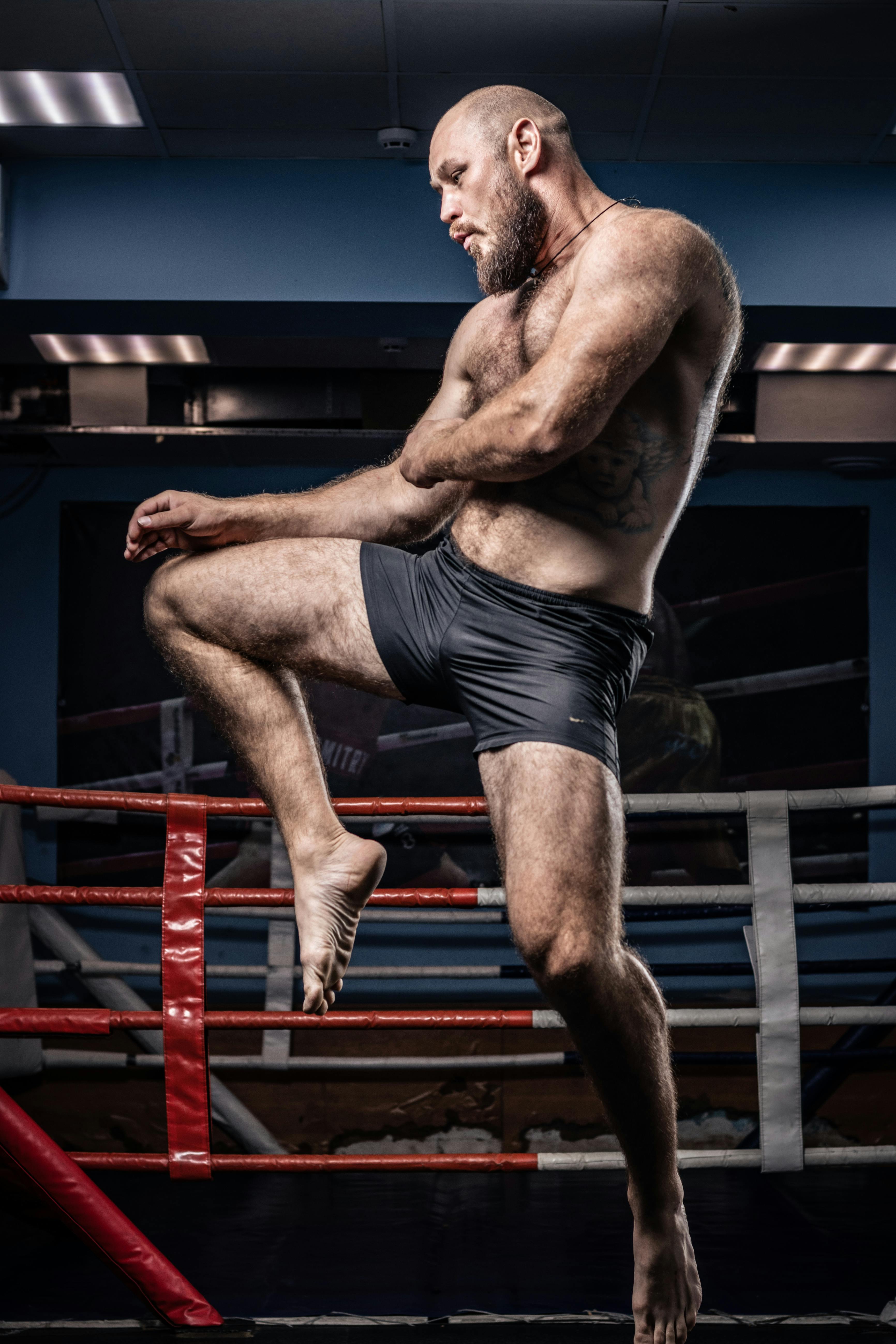 Kick boxing not man not woman hi-res stock photography and images