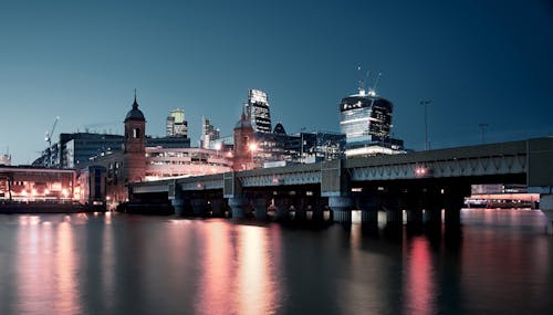 佳能街鐵路橋, 倫敦, 地標 的 免費圖庫相片