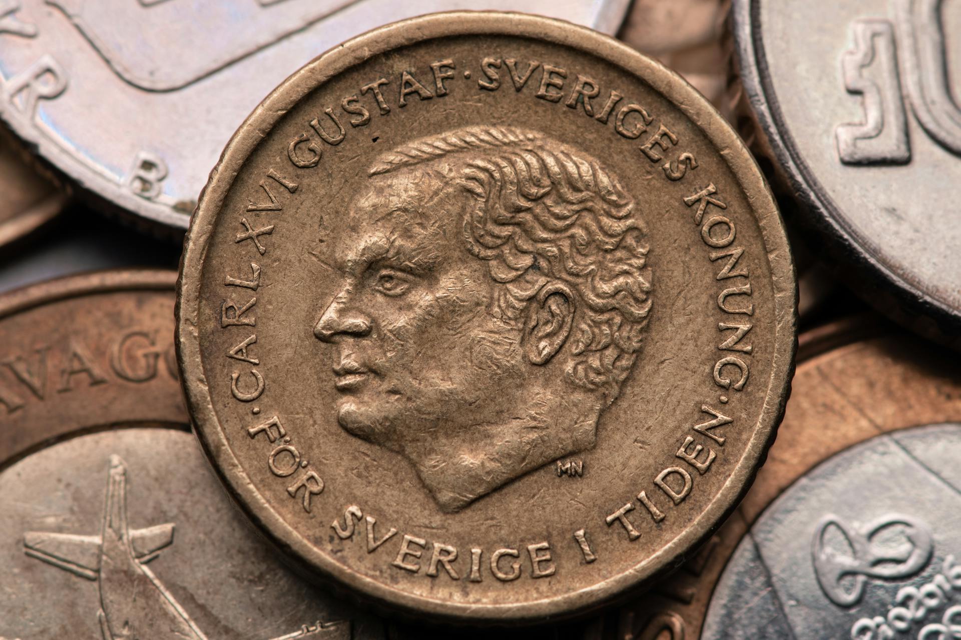 Close up of a Coin