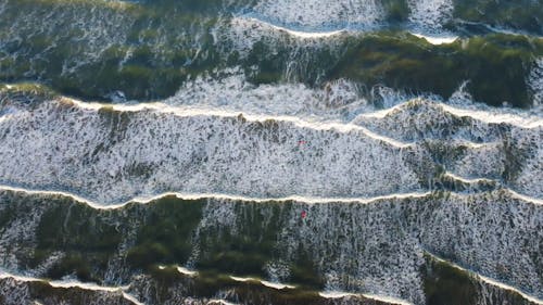 Foto stok gratis fotografi drone, gelombang, laut