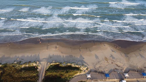 Gratis lagerfoto af bølger, dronefotografering, droneoptagelse