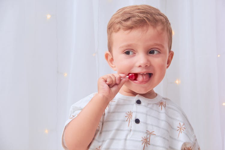 Little Boy With A Lolly Pop