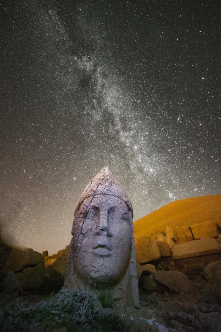 Milky Way Over Sculpture