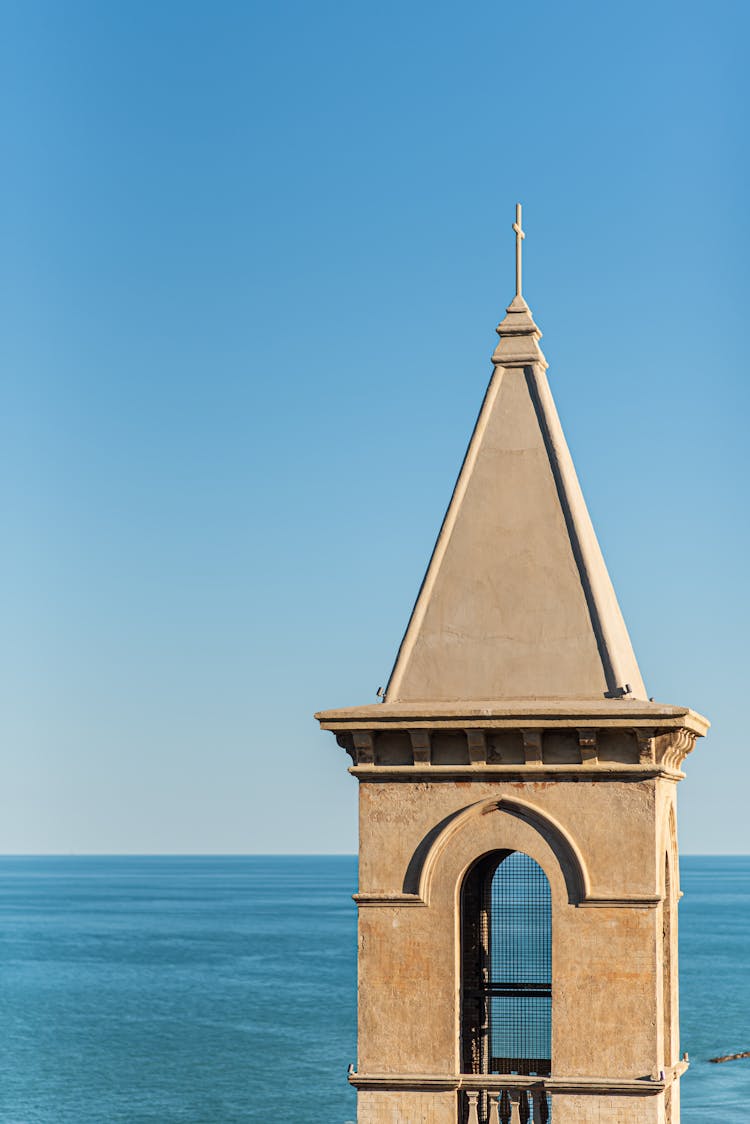 Tower Against Sea And Sky