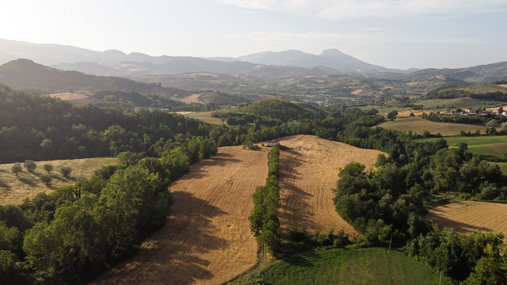Colline e campagna dell'entroterra abruzzese