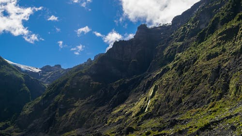 Scenic View of a Mountain Range 