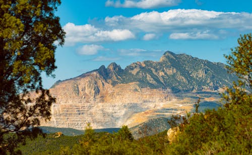 Fotografia De Paisagem Das Montanhas Rochosas Na Tunísia