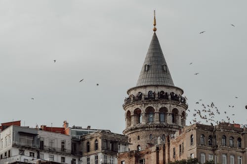 Photo of the Galata Tower in Istanbul, Turkey