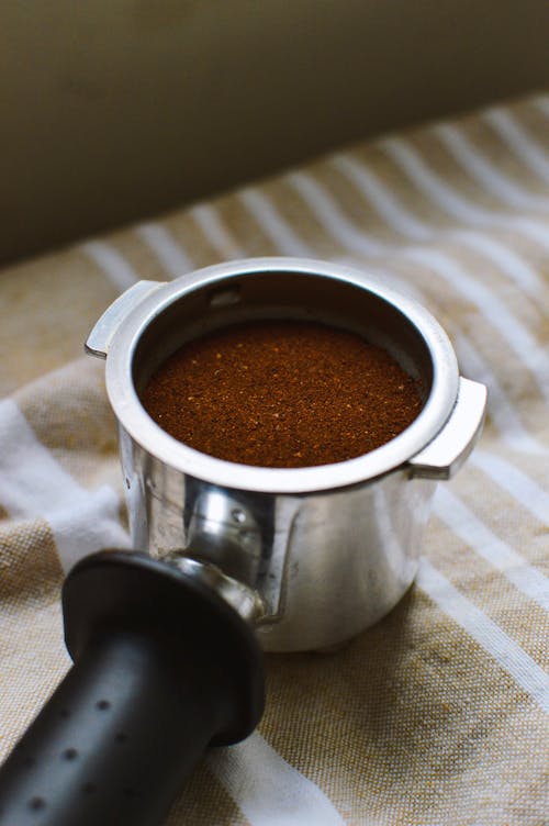 Free Close-Up Shot of Ground Coffee Stock Photo