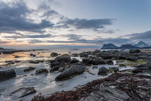 Nice and calm evening by the sea