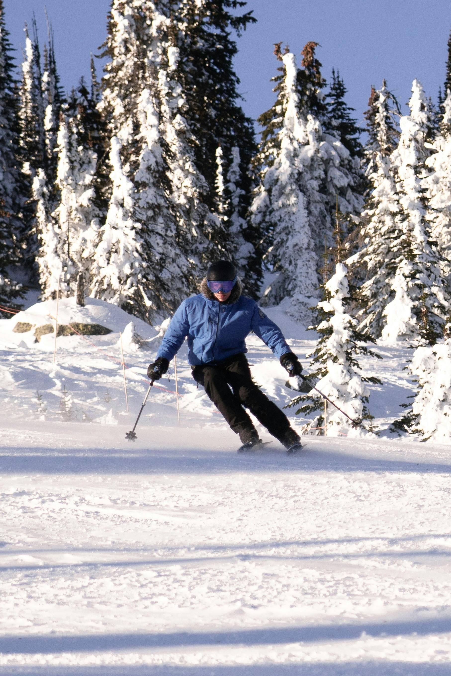 People Skiing in Mountains · Free Stock Photo