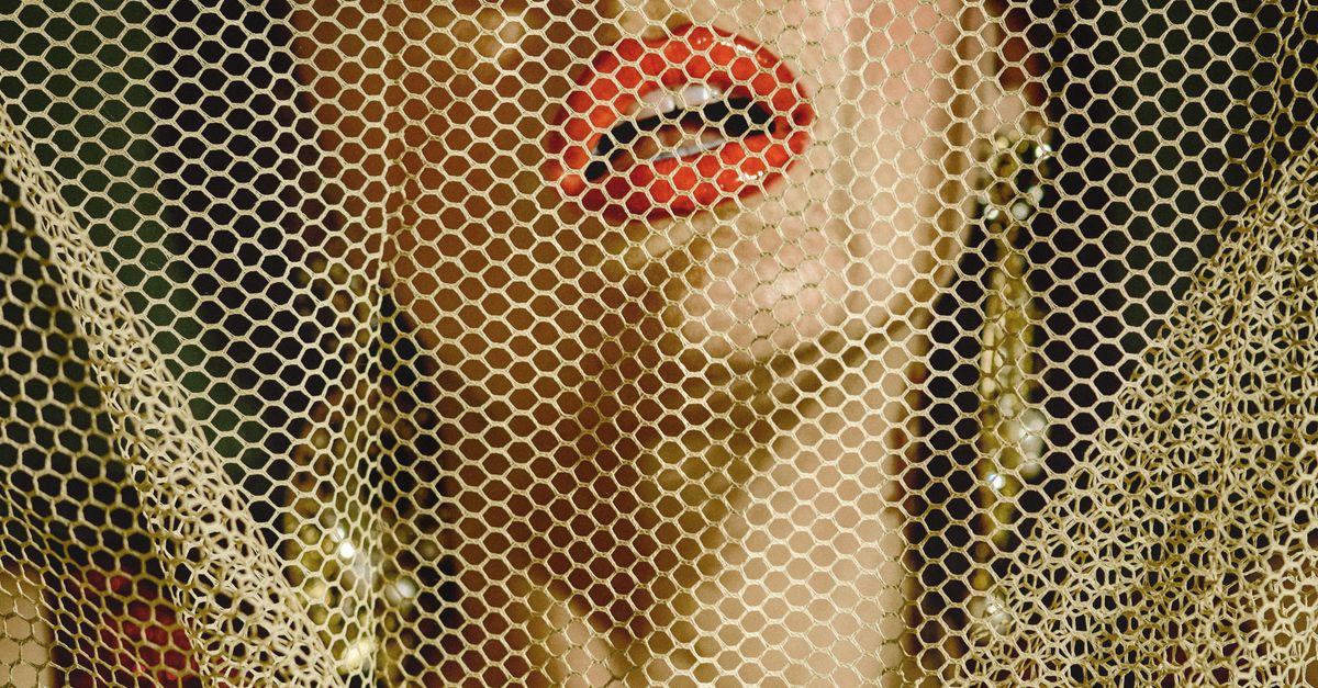Netted Woman Beautiful Woman Behind a Net · Free Stock Photo
