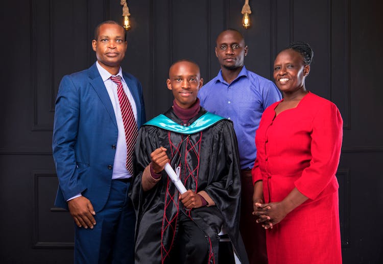 Family With Graduating Student