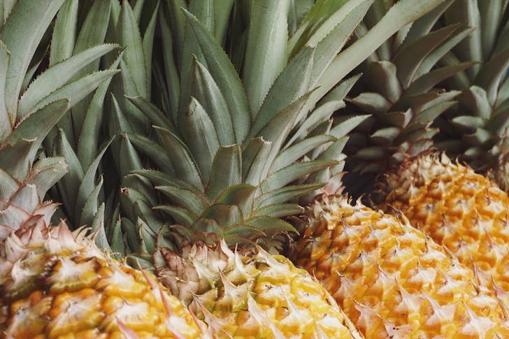 Ripe Pineapple Fruits