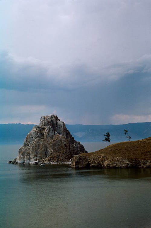 半島, 垂直拍攝, 岩石形成 的 免費圖庫相片