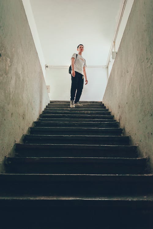 Person On Stairs