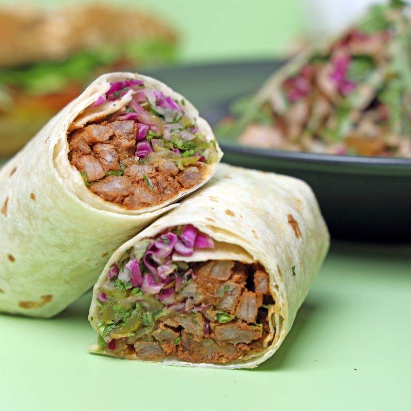 Canned Chicken Salad Wrap