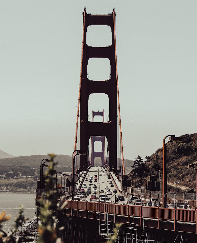 Cars On The Bridge